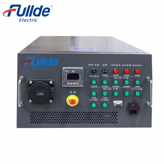 AC/DC 空冷式手動/自動制御 IP23 連続デューティ サイクル データセンター 6kw 抵抗ラックマウント型ロードバンク