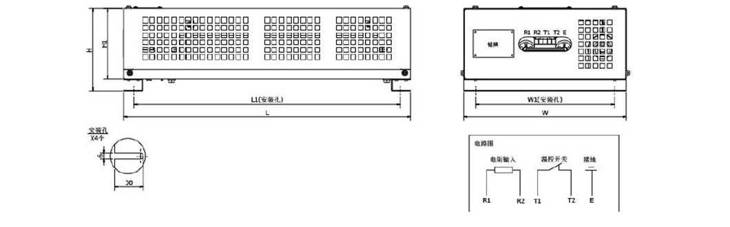 250V 400V 500volt DC Load Bank Box