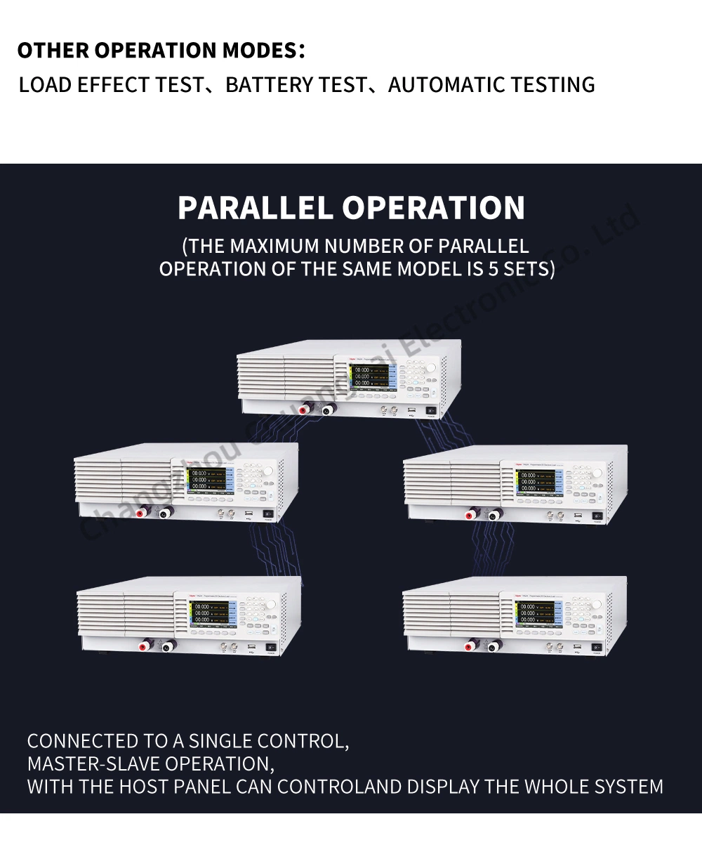 Tonghui Th8205 Programmable DC Electronic Load 150V/200A/2000W